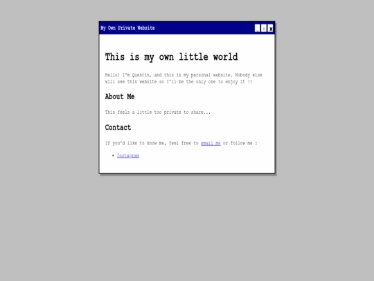 index screenshot