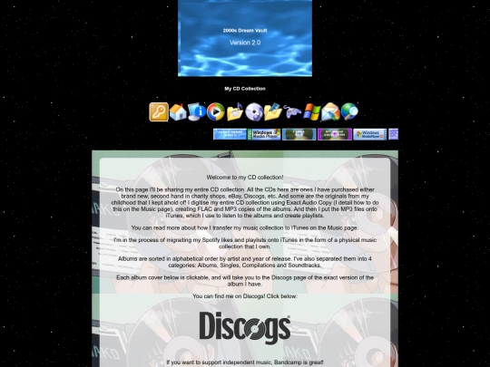CDs screenshot