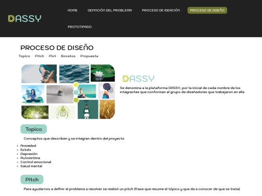 Proceso de diseño screenshot