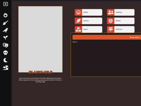 chars/bios/secondary screenshot