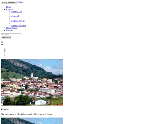 sitecaldas/principal screenshot
