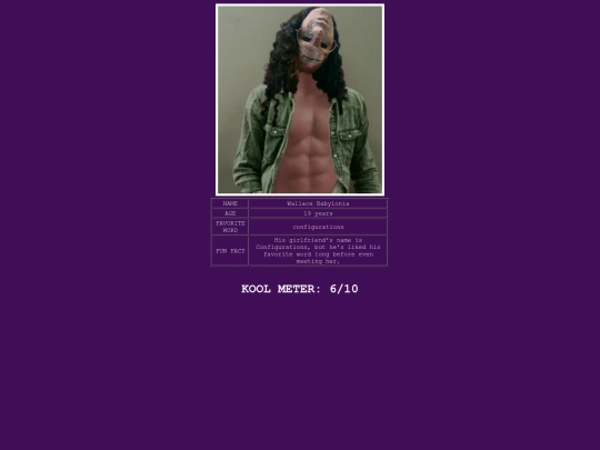 wallace screenshot