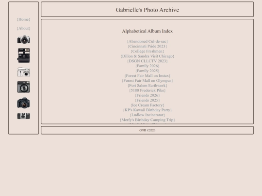 AlbumIndex screenshot
