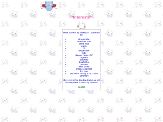 interests screenshot