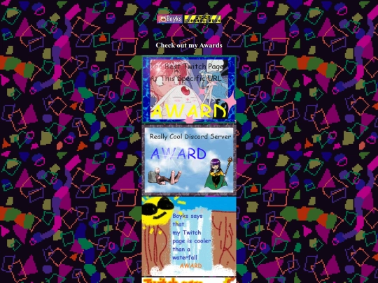 awards screenshot
