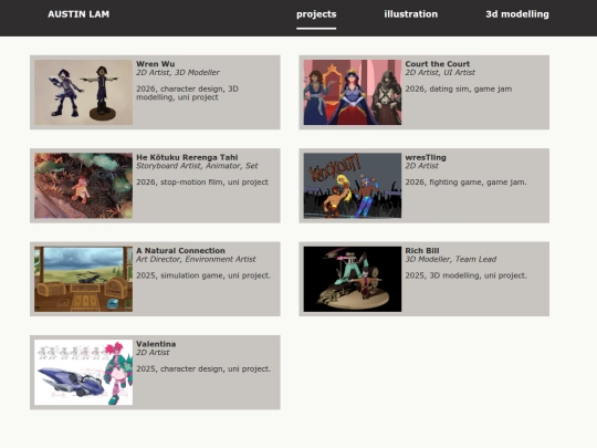 portfolio/projects screenshot