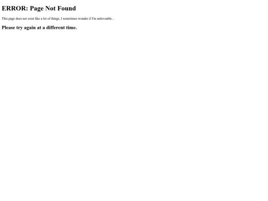 not_found screenshot