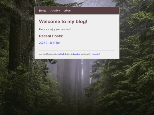 blog screenshot