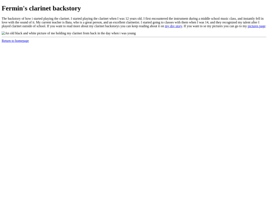 clarinet_backstory screenshot