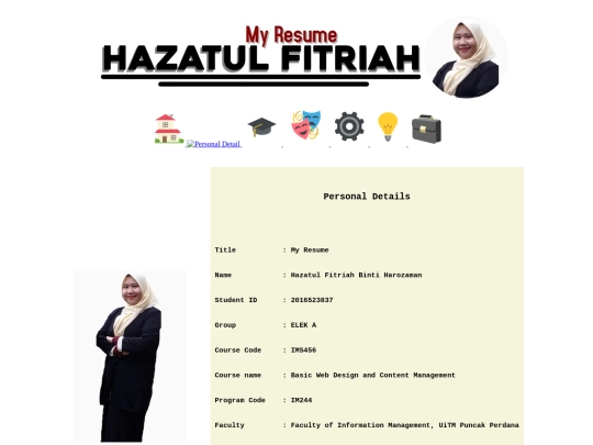 aboutme screenshot