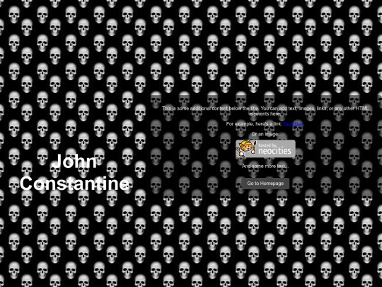 Shrines/JohnConstantine screenshot