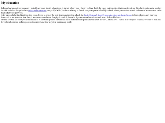 html/educ screenshot