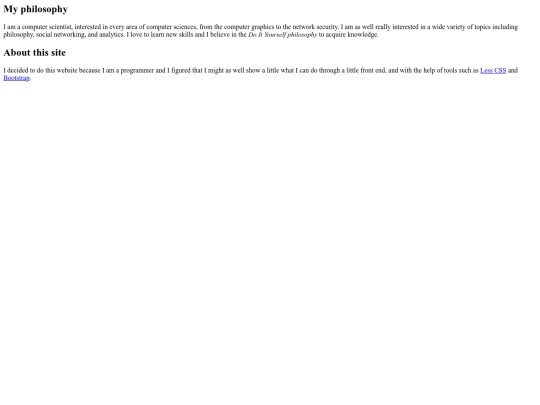 html/reception screenshot