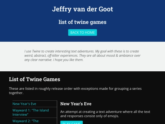 twinegames screenshot