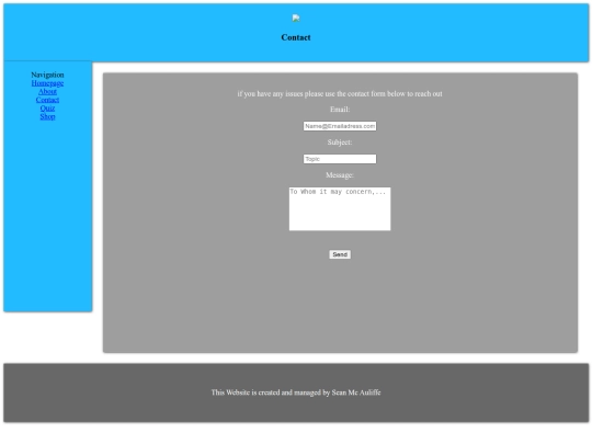 contact screenshot