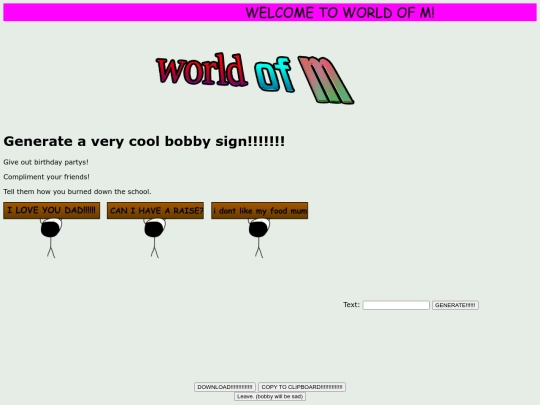 bobbysigngenerator screenshot