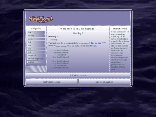 index screenshot