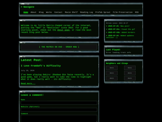 index screenshot