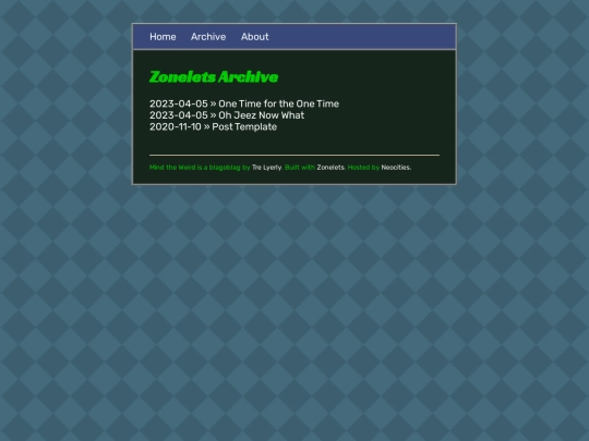archive screenshot