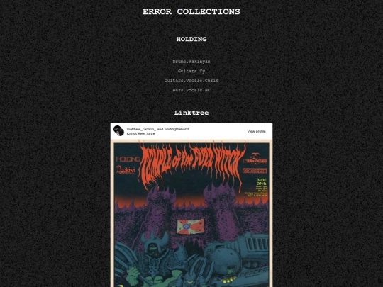 Holding screenshot