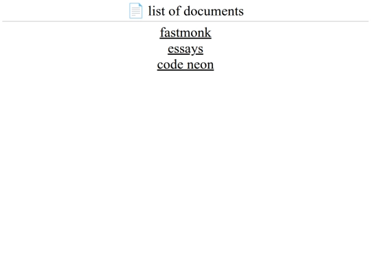 documents screenshot