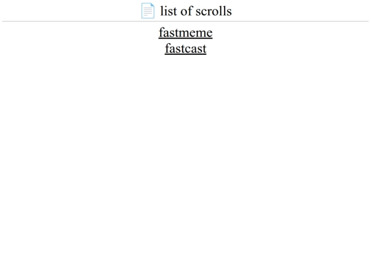 list screenshot
