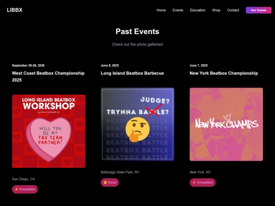 galleries screenshot