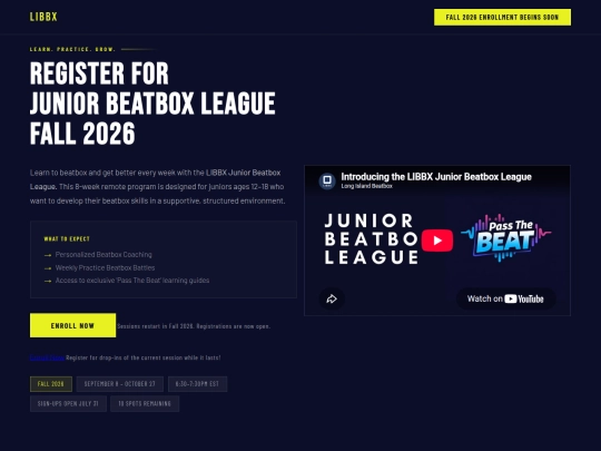 juniorleague screenshot