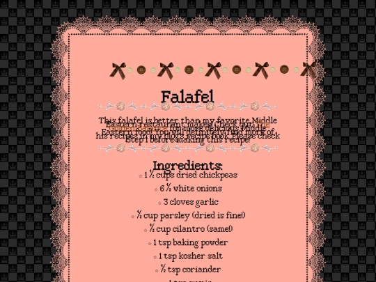 for fun!/falafel screenshot