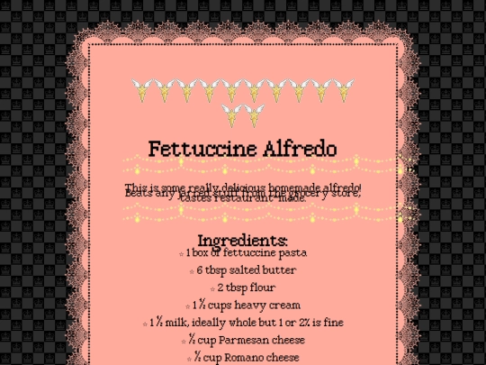 for fun!/fettuccinealfredo screenshot