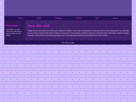 Diary/March 2026/March_28th_2026 screenshot