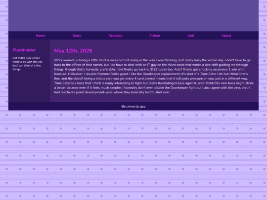 Diary/May 2026/May_12th_2026 screenshot