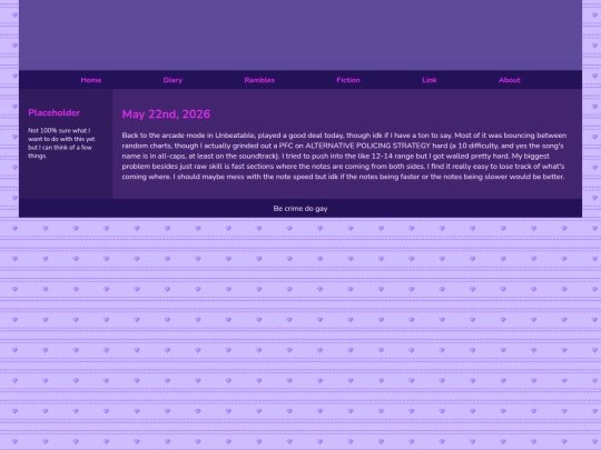 Diary/May 2026/May_22nd_2026 screenshot