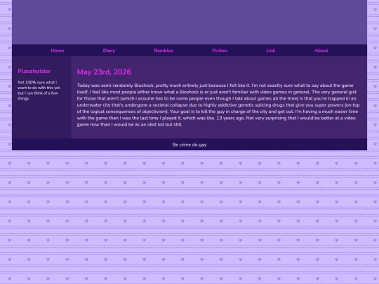 Diary/May 2026/May_23rd_2026 screenshot