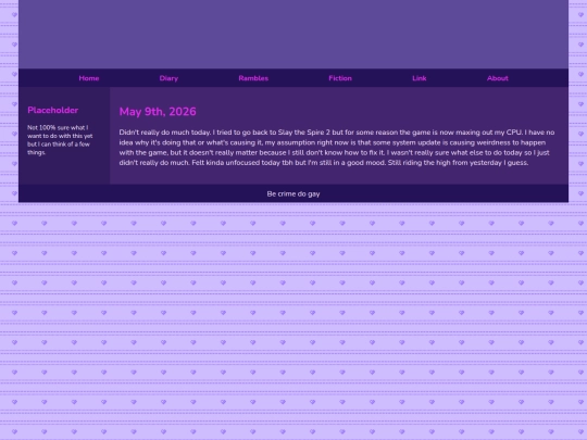 Diary/May 2026/May_9th_2026 screenshot