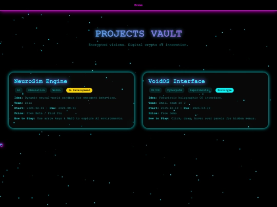 detailed-projects screenshot