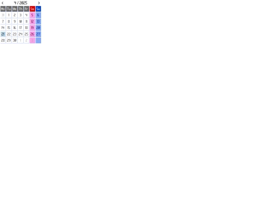 static/calendar screenshot