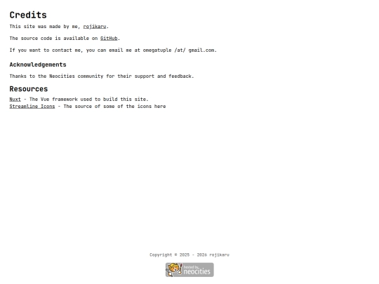 credits screenshot