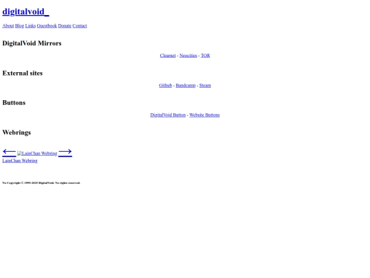 links screenshot