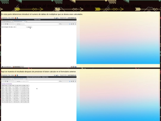 tablas screenshot