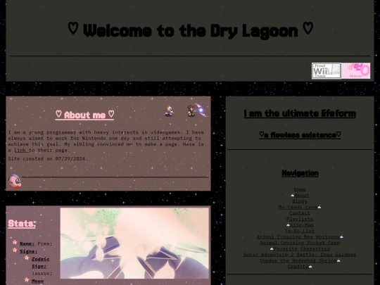 pages/about screenshot