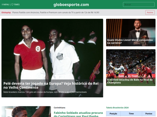 Globo Esporte screenshot