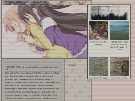 blog screenshot