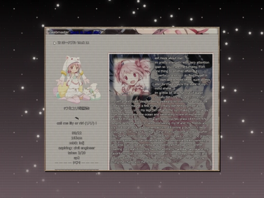 webmaster screenshot