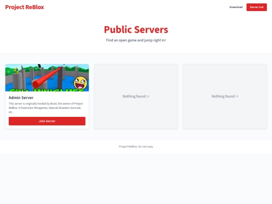serverlist screenshot