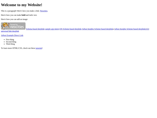 index screenshot