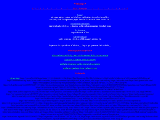 links screenshot