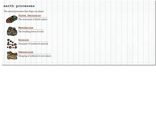 pages/index/geology/earthprocesses screenshot