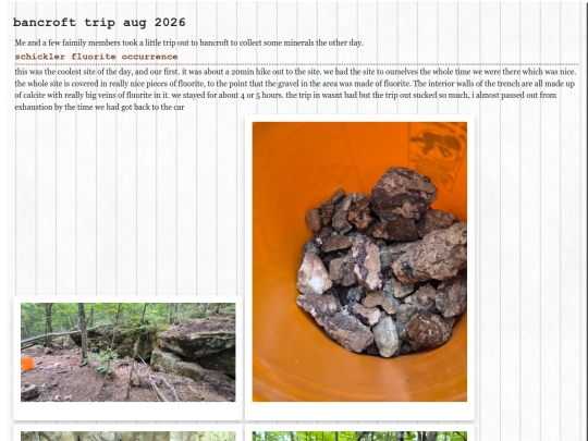 pages/index/geology/fieldnotes/bancrofttripaug2026 screenshot