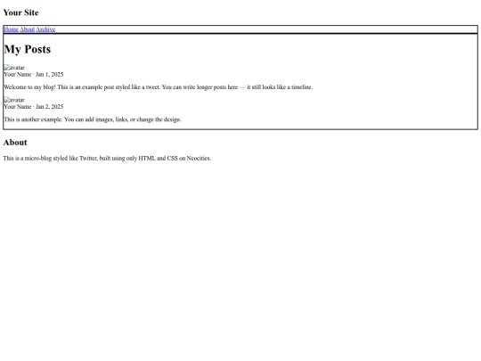 index screenshot